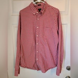 J. Crew  Men's Long Sleeve Dress Shirt,  Size: XL Color: Pink